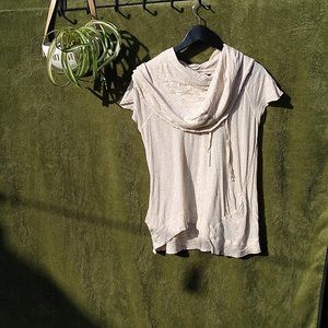All Saints off white Joey Tee size M